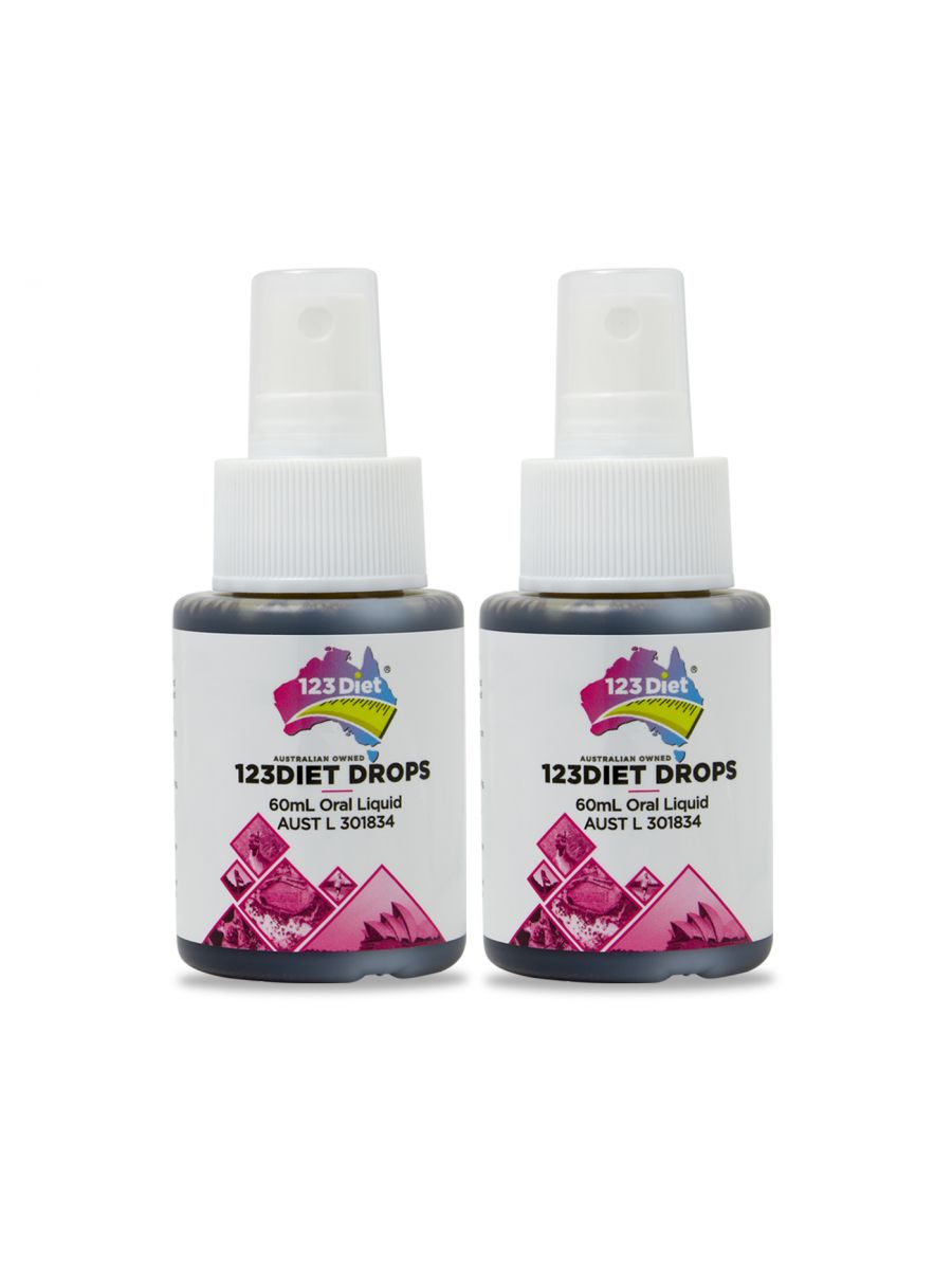 2 x 123Diet Drops - Berry - 123 Express Diet