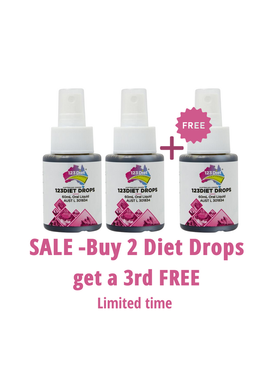 SALE 2 x 123Diet Drops - Buy 2 and get 1 FREE - [123 Diet Aus]